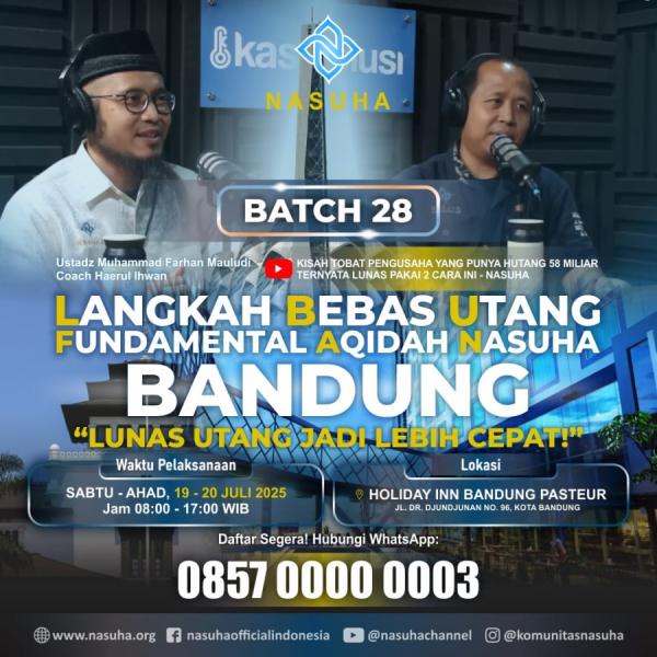 Langkah Bebas Utang (LBU) Bandung, 19-20 Juli 2025