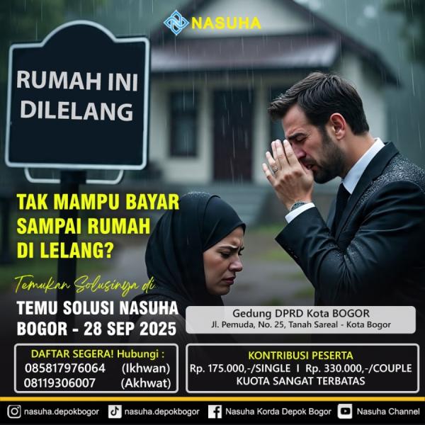 Temu Solusi Nasuha Bogor, Ahad (Minggu) 28 September 2025