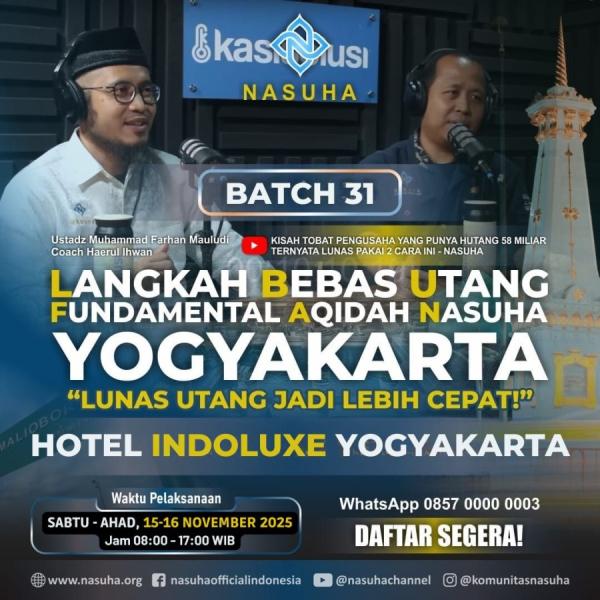 Langkah Bebas Utang (LBU) Yogyakarta, 15-16 November 2025
