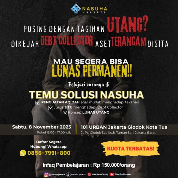 Temu Solusi Nasuha Jakarta, Sabtu 8 November 2025