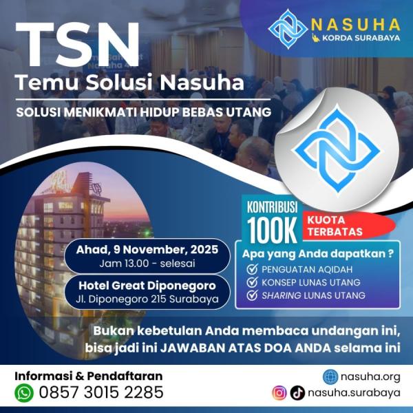 Temu Solusi Nasuha Surabaya, 9 November 2025