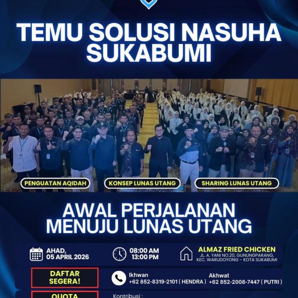 Temu Solusi Nasuha (TSN) Sukabumi, Ahad 5 April 2026