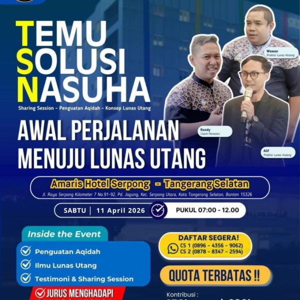Temu Solusi Nasuha (TSN) Tangselkot, Sabtu 11 April 2026