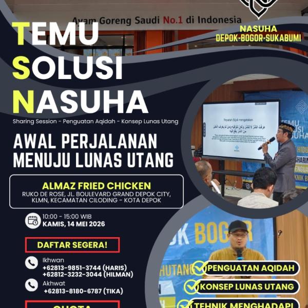 Temu Solusi Nasuha (TSN) Depok, Kamis 14 Mei 2026