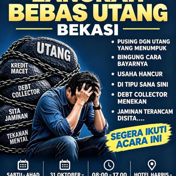 Langkah Bebas Utang #40 Bekasi, Sabtu-Ahad, 30 Oktober - 1 Nopember 2026
